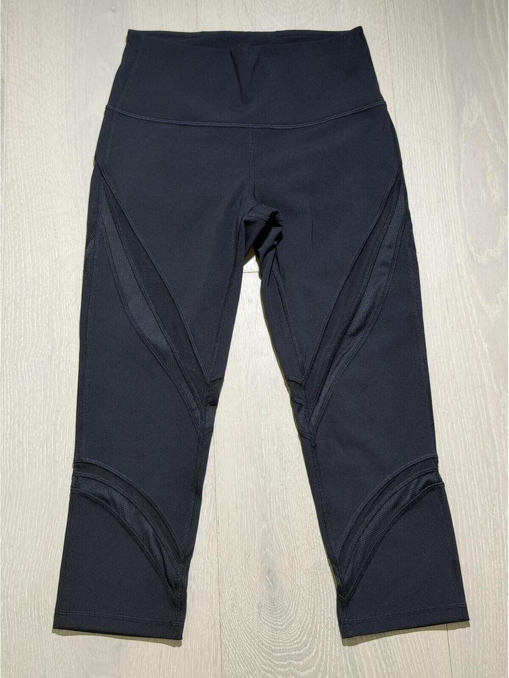 Lululemon Wunder Under High-Rise Crop 21" *Mesh SIZE 6